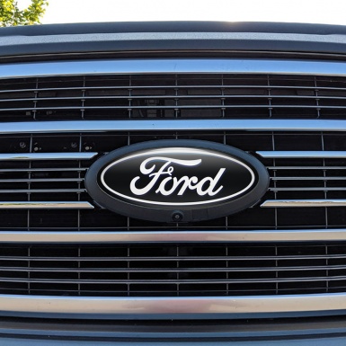 Ford Emblem Silicone Sticker Classic Black Edition