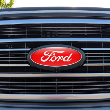 Ford Emblem Domed Sticker Classic Modern Red