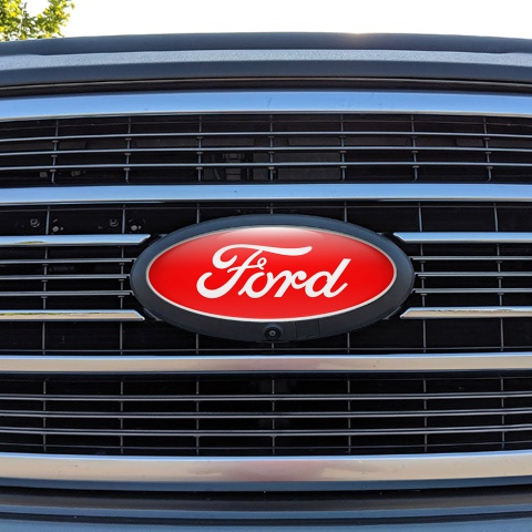 Ford Emblem Domed Sticker Classic Modern Red