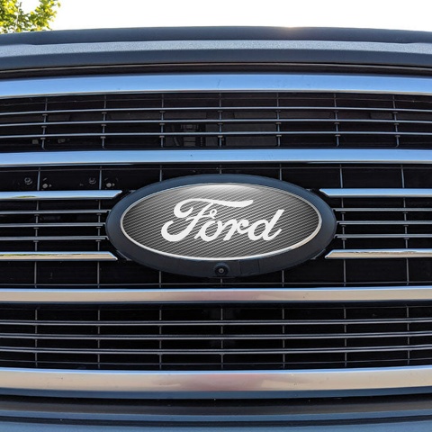Ford Emblem Domed Sticker Classic Modern Carbon