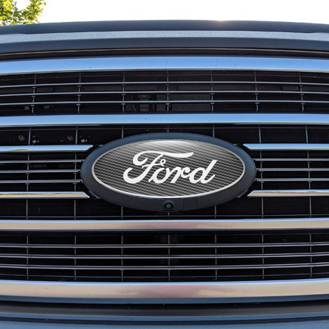Ford Emblem Domed Sticker Classic Carbon Edition