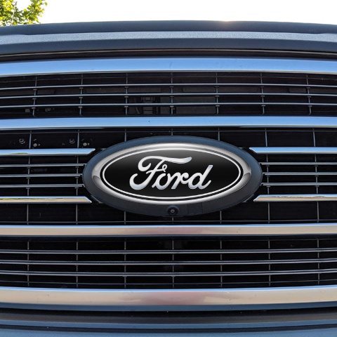 Ford Emblem Silicone Sticker Classic 3D Black