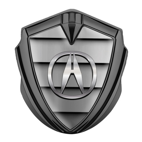 Acura Emblem Badge Self Adhesive Graphite Grille Effect Chromatic Logo
