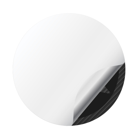Yamaha Emblem Silicone Sticker Carbon Inverse