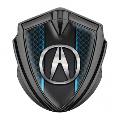 Acura Trunk Emblem Badge Graphite Blue Cells Center Console Edition