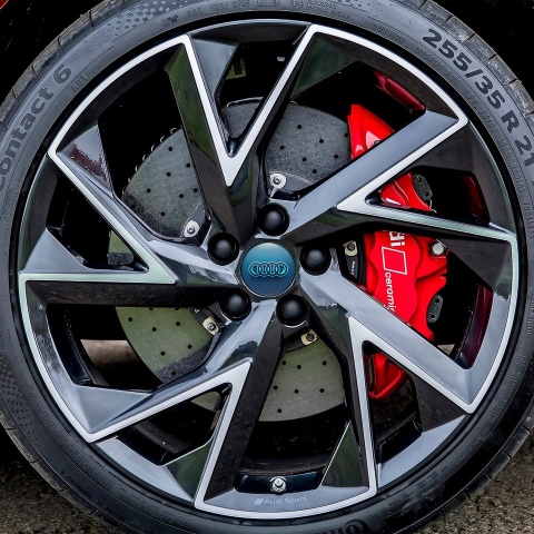 Audi Silicone Stickers Center Hub  Blue Dream