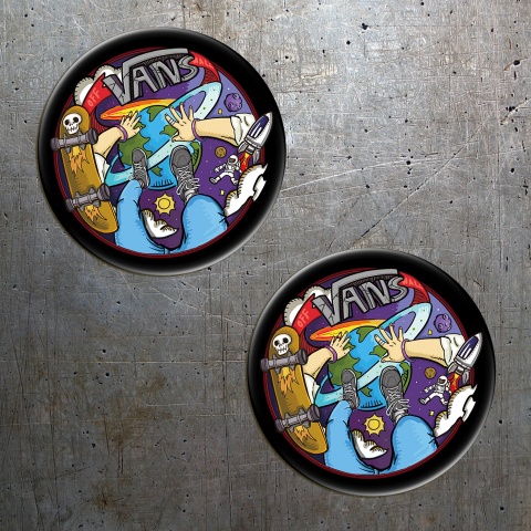 Vans Stickers Domed Space Artwork 2 pcs