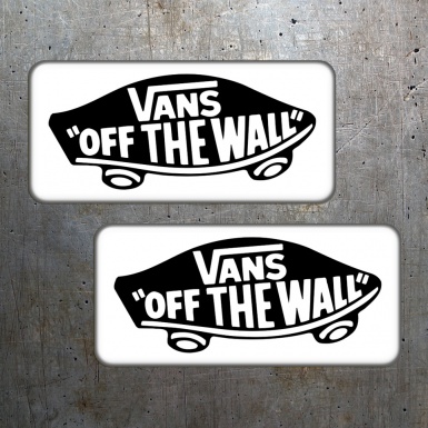 Vans Silicone Stickers Skate Edition White 2 pcs