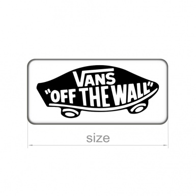 Vans Silicone Stickers Skate Edition White 2 pcs