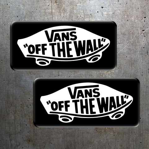 Vans Silicone Stickers Skate Edition Black 2 pcs