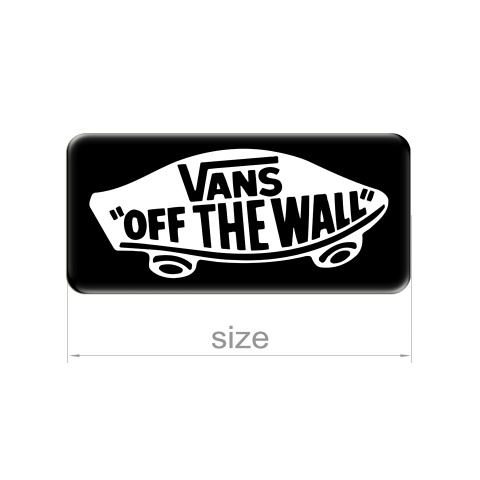 Vans Silicone Stickers Skate Edition Black 2 pcs