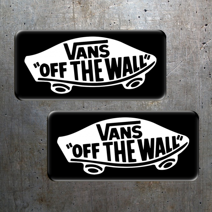 Vans Silicone Stickers Skate Edition Black 2 pcs