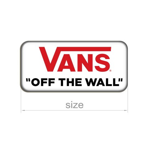 Vans Silicone Stickers Off The Wall 2 pcs