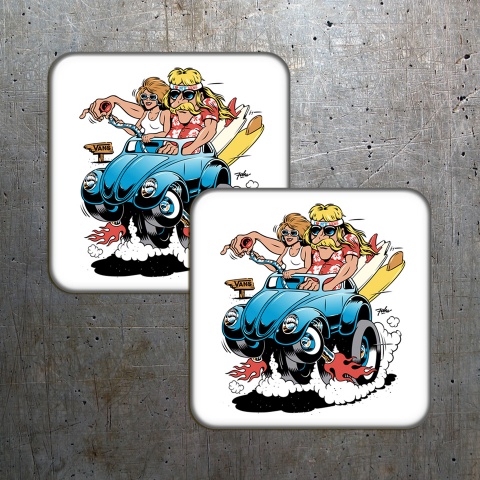 Vans Stickers Silicone Beach Edition 2 pcs