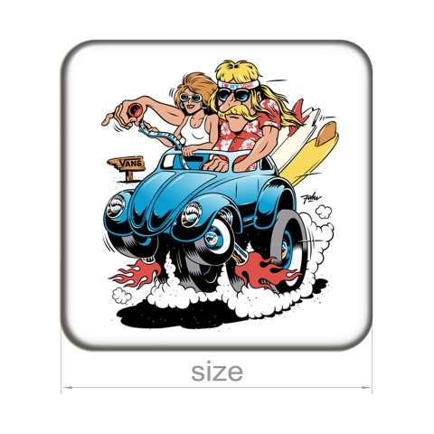 Vans Stickers Silicone Beach Edition 2 pcs