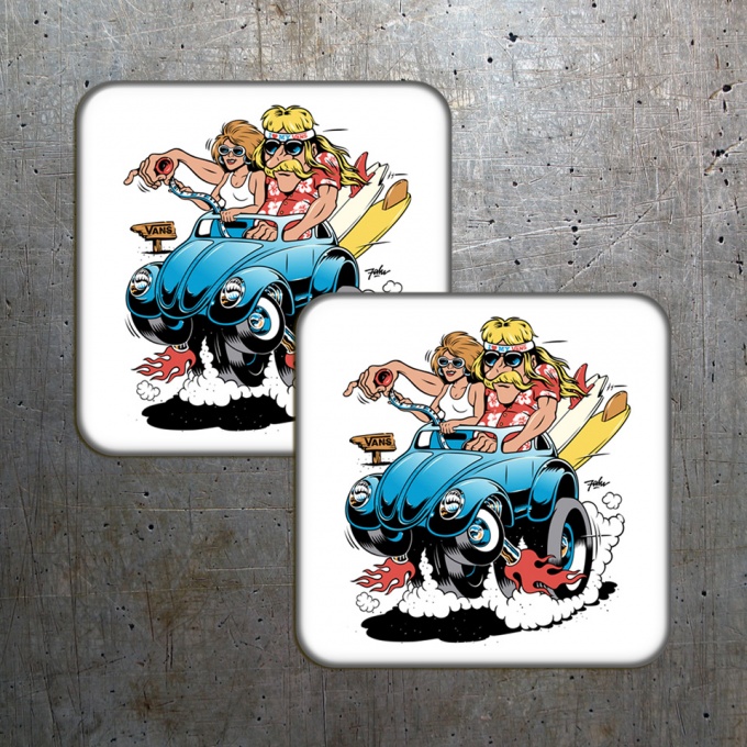 Vans Stickers Silicone Beach Edition 2 pcs