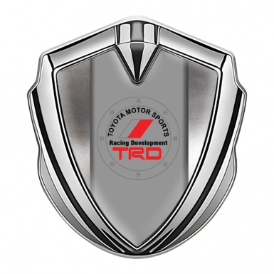 Toyota Bodyside Emblem Self Adhesive Silver Tin Panel Circle Motif Variant