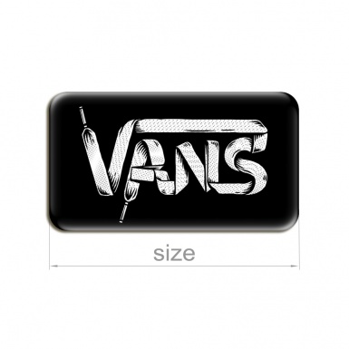 Vans Stickers Domed Shoelaces Black 2 pcs
