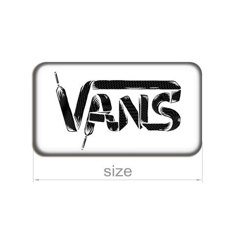 Vans Stickers Domed Shoelaces White 2 pcs