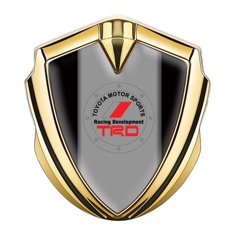 Toyota Bodyside Emblem Badge Gold Black Noir Red Logo Edition
