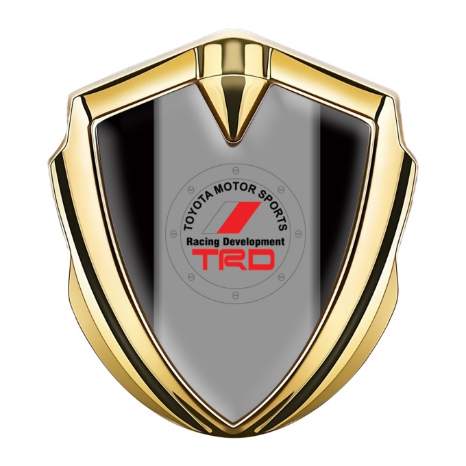 Toyota Bodyside Emblem Badge Gold Black Noir Red Logo Edition