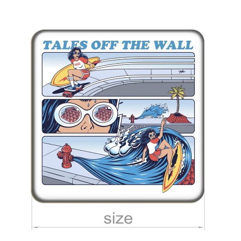 Vans Silicone Stickers Tales Off The Wall Artwork 2 pcs