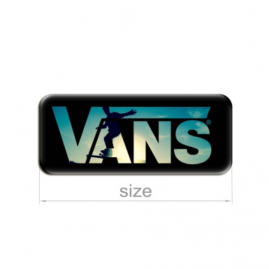 Vans Stickers Domed Sunset Skateboarding 2 pcs