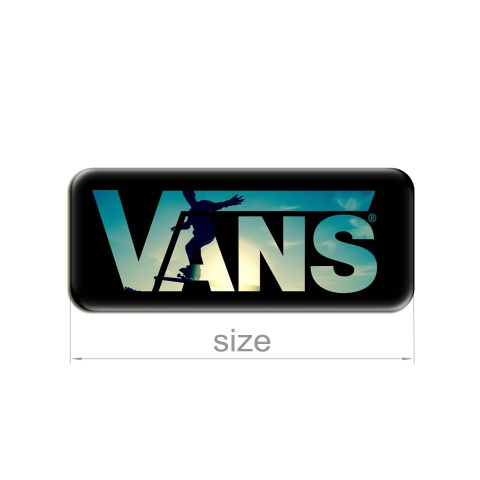 Vans Stickers Domed Sunset Skateboarding 2 pcs