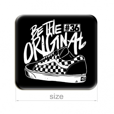 Vans Silicone Stickers Be The Original Black 2 pcs