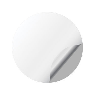 Porsche Silicone Stickers Wheel Center Cap Monochrome
