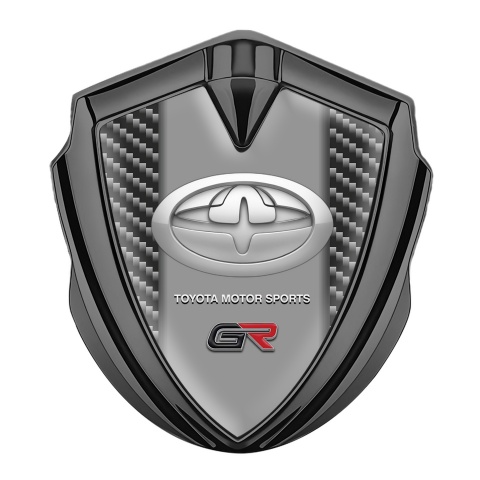 Toyota Bodyside Emblem Self Adhesive Graphite Dark Carbon Grey Motif