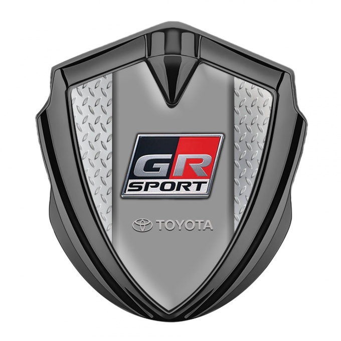 Toyota Bodyside Emblem Self Adhesive Graphite Treadplate Frame Sport Logo