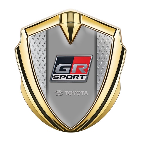 Toyota Bodyside Emblem Self Adhesive Gold Treadplate Frame Sport Logo