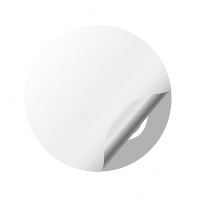 Honda Silicone Stickers Wheel Center Cap Black White