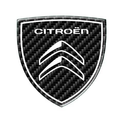 Citroen Silicone Sticker Carbon New Design