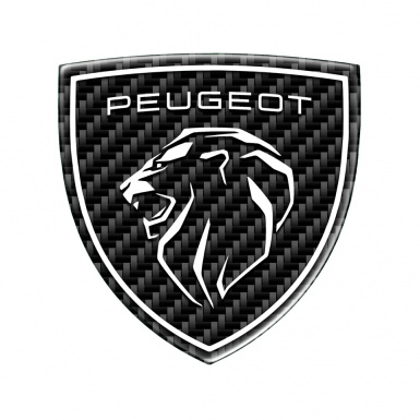 Peugeot Silicone Sticker Carbon New Design
