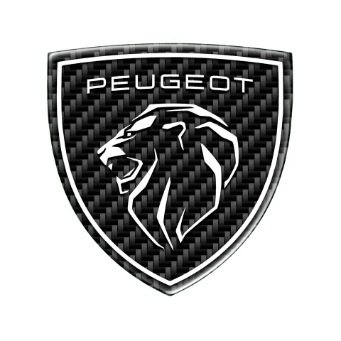 Peugeot Silicone Sticker Carbon New Design
