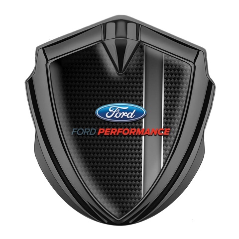 Ford Bodyside Domed Emblem Graphite Black Carbon Racing Stripe Design