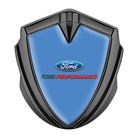 Ford Bodyside Badge Self Adhesive Graphite Glacial Blue Performance Design