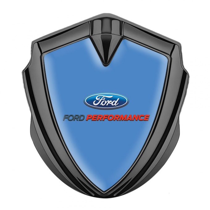 Ford Bodyside Badge Self Adhesive Graphite Glacial Blue Performance Design