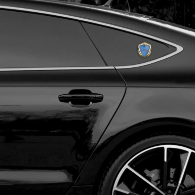 Ford Bodyside Badge Self Adhesive Gold Glacial Blue Performance Design