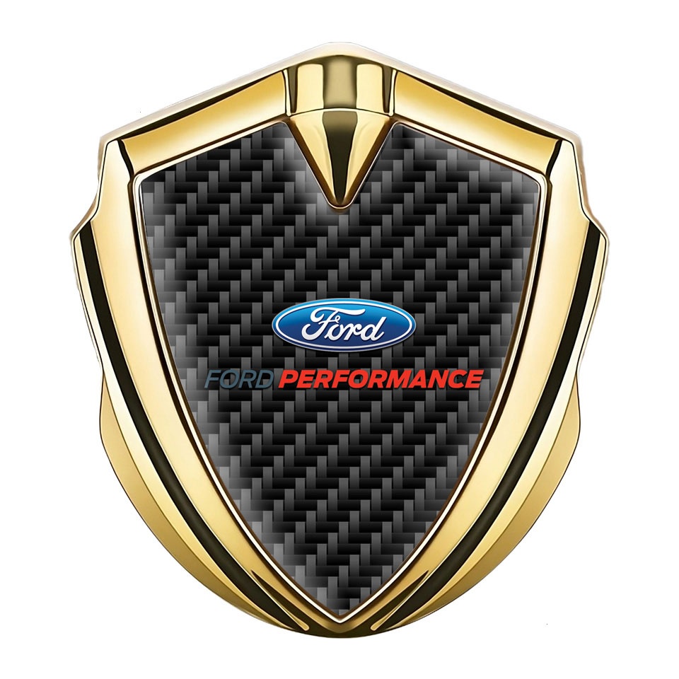 2x Gold Metal Fender Emblem – Limited Edition Sport Car Badge – Universal Adhesive