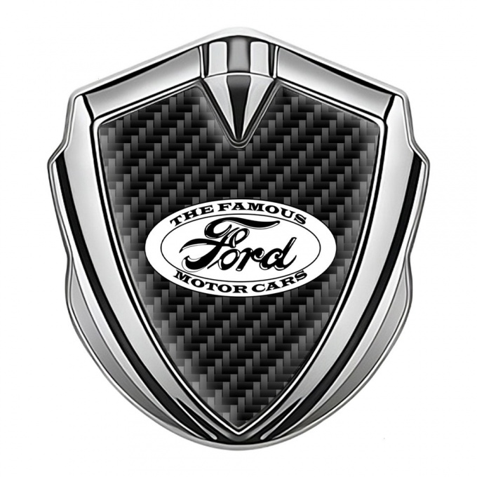 Ford Emblem Self Adhesive Silver Black Carbon Vintage White Edition