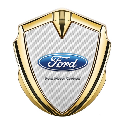 Ford Bodyside Emblem Badge Gold White Carbon Blue Classic Oval Logo