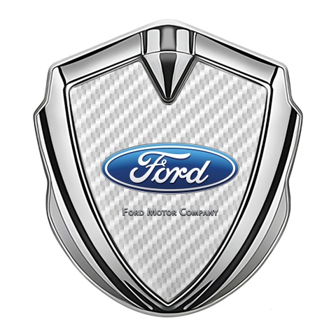 Ford Bodyside Emblem Badge Silver White Carbon Blue Classic Oval Logo
