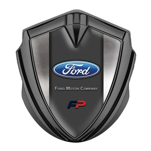 Ford FP Bodyside Emblem Badge Graphite Metal Sheet Blue Performance