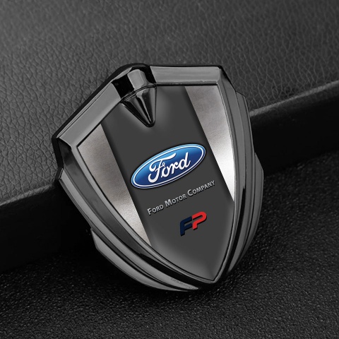 Ford FP Bodyside Emblem Badge Graphite Metal Sheet Blue Performance