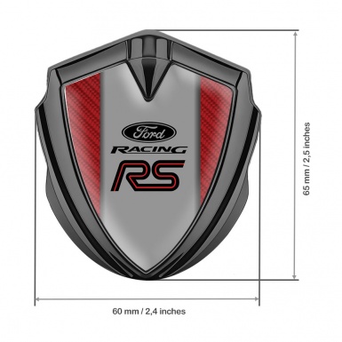 Dacia RS Bodyside Domed Emblem Graphite Red Carbon Racing Edition 