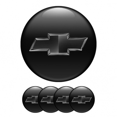 Chevrolet Silicone Stickers Wheel Center Cap Dark Edition