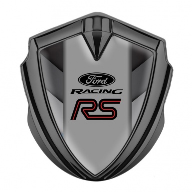 Ford RS Bodyside Emblem Self Adhesive Graphite Dark Shades Fragments